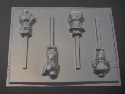 496sp Big Smart Kids Chocolate Candy Lollipop Mold